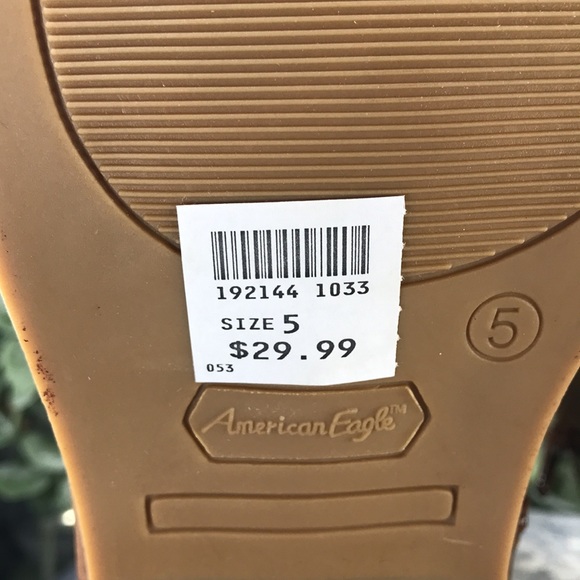 American Eagle by Payless Zuri Star Cognac Zip Booties Girls 5M🌟NWT&NIB🌟 - Picture 7 of 11